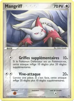 Carte Mangriff 21/106 – EX Émeraude