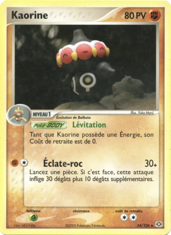 Carte Kaorine 24/106 – EX Émeraude