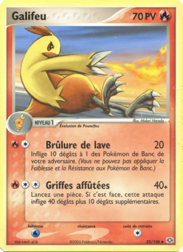 Carte Galifeu 25/106 – EX Émeraude