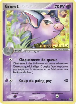 Carte Groret 30/106 – EX Émeraude