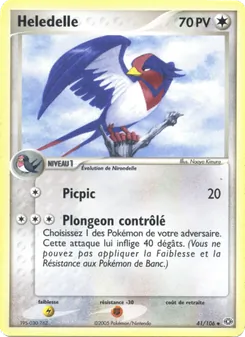 Carte Hélédelle 41/106 – EX Émeraude