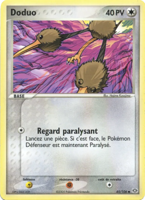 Carte Doduo 45/106 – EX Émeraude