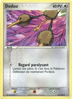 Carte Doduo 45/106 – EX Émeraude