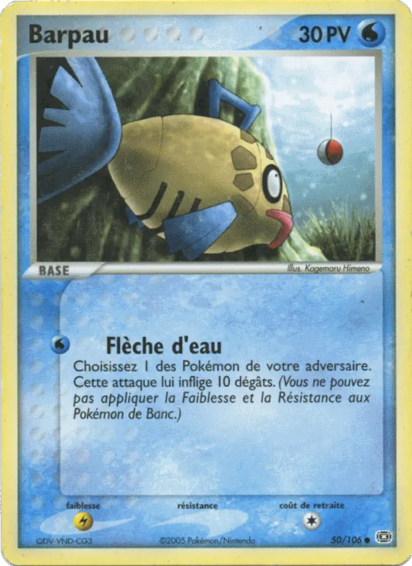 Carte Barpau 50/106 – EX Émeraude