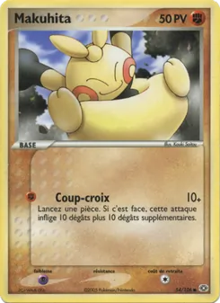 Carte Makuhita 54/106 – EX Émeraude