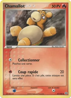 Carte Chamallot 57/106 – EX Émeraude