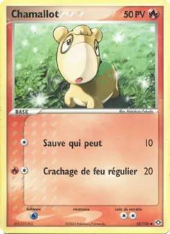 Carte Chamallot 58/106 – EX Émeraude
