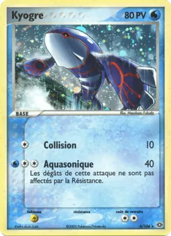 Carte Kyogre 6/106 – EX Émeraude