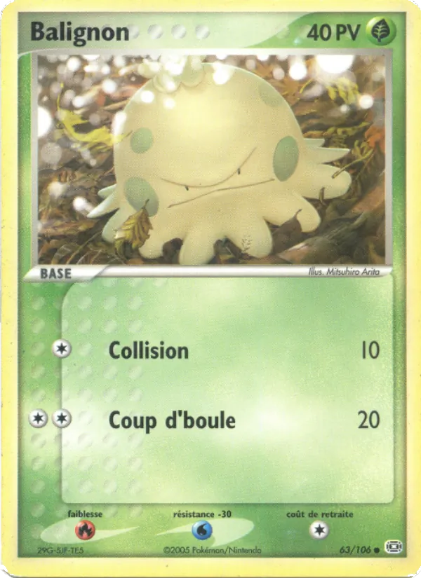 Carte Balignon 63/106 – EX Émeraude