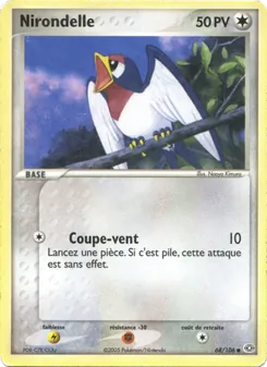 Carte Nirondelle 68/106 – EX Émeraude