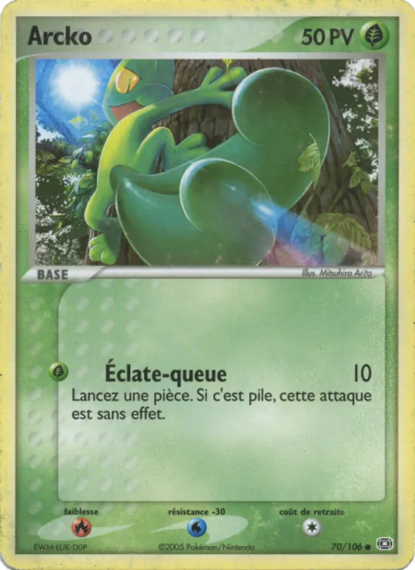 Carte Arcko 70/106 – EX Émeraude