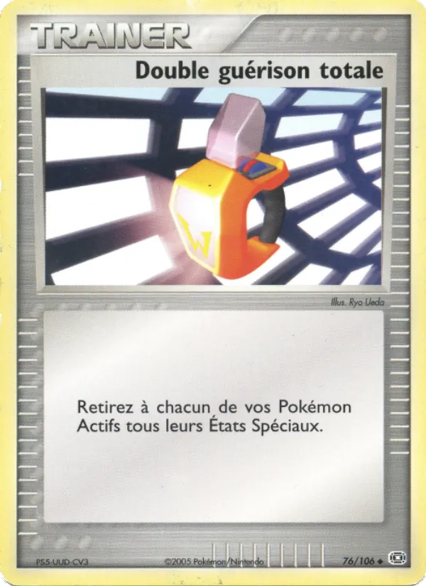 Carte Double guérison totale 76/106 – EX Émeraude