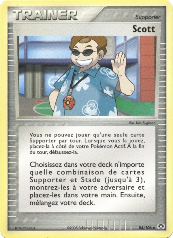 Carte Scott 84/106 – EX Émeraude