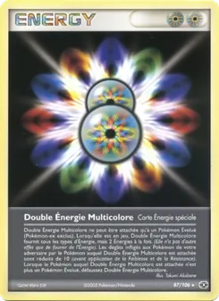 Carte Double Énergie Multicolore 87/106 – EX Émeraude