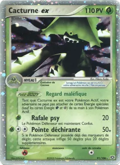 Carte Cacturne ex 91/106 – EX Émeraude