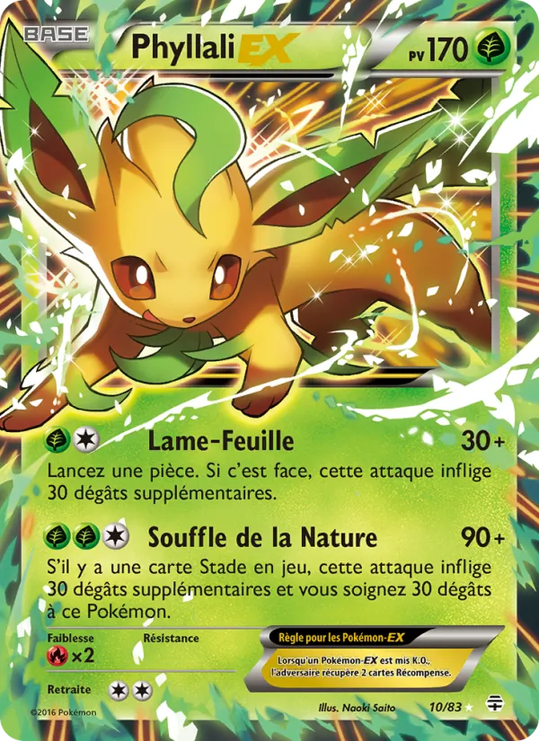 Carte Phyllali-EX 10/83 – Générations
