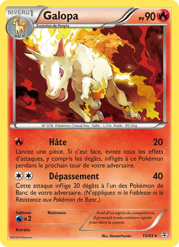 Carte Galopa 15/83 – Générations