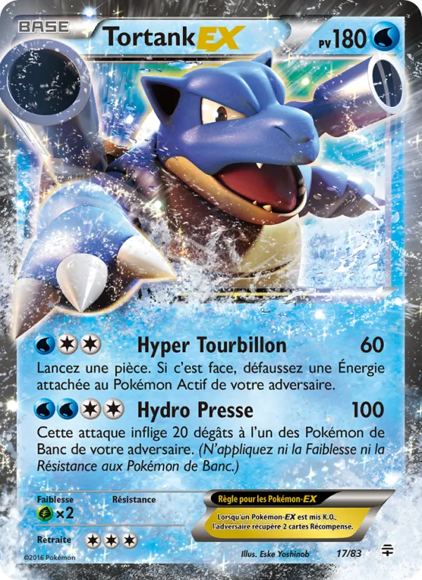 Carte Tortank-EX 17/83 – Générations