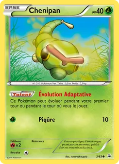 Carte Chenipan 3/83 – Générations