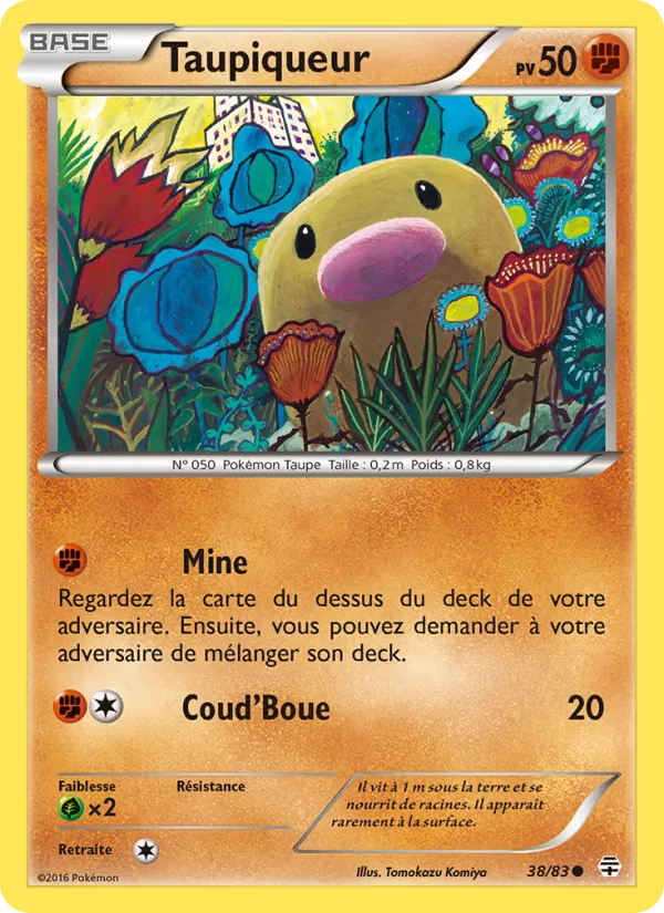 Carte Taupiqueur 38/83 – Générations