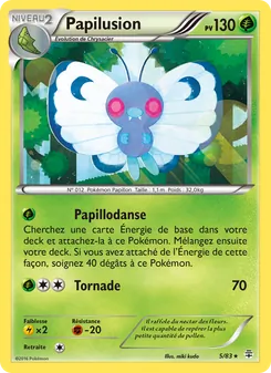 Carte Papilusion 5/83 – Générations