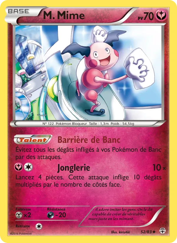 Carte M. Mime 52/83 – Générations