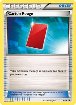 Carte Carton Rouge 71/83 – Générations