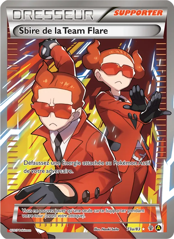 Carte Sbire de la Team Flare 73a – Générations