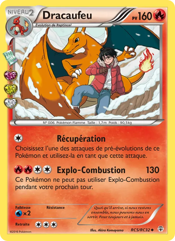 Carte Dracaufeu RC5 – Générations