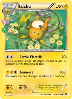 Carte Raichu RC9 – Générations