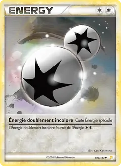 Carte Énergie doublement incolore 103/123 – HeartGold & SoulSilver