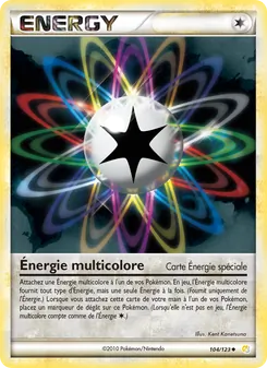 Carte Énergie multicolore 104/123 – HeartGold & SoulSilver