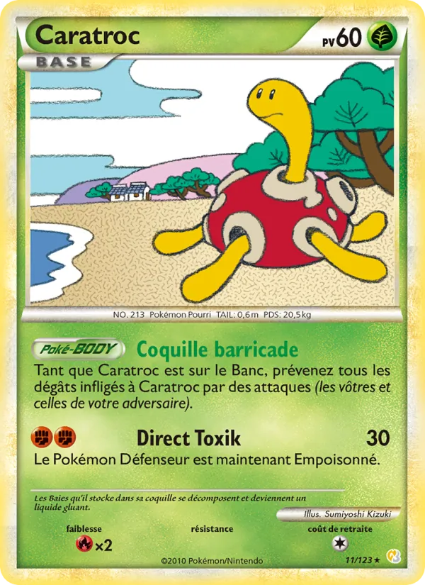Carte Caratroc 11/123 – HeartGold & SoulSilver