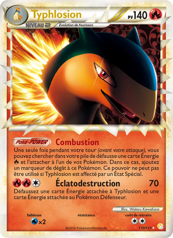 Carte Typhlosion 110/123 – HeartGold & SoulSilver
