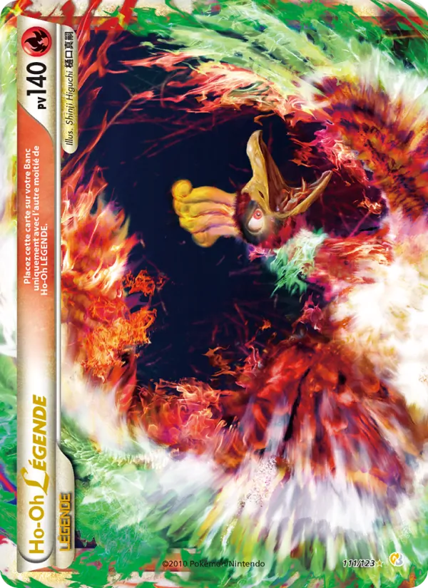 Carte Ho-Oh LÉGENDAIRE 111/123 – HeartGold & SoulSilver