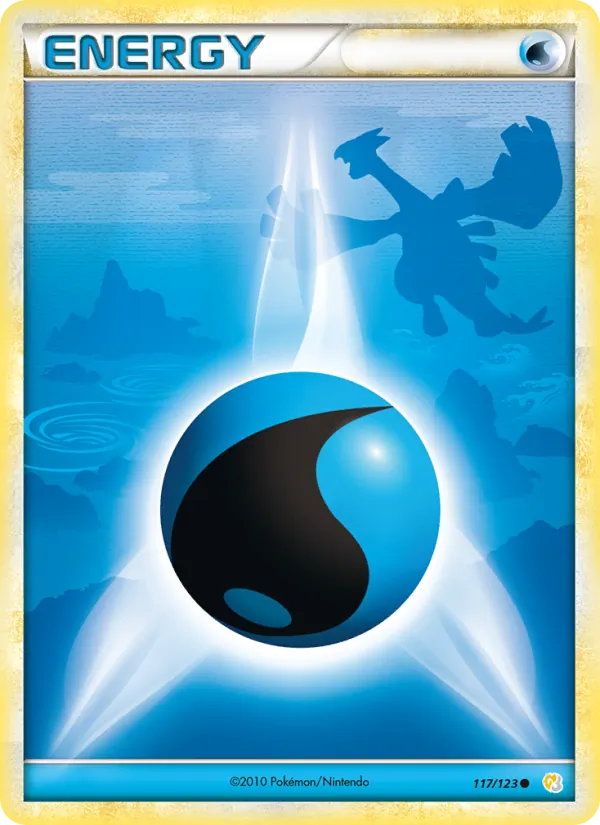 Carte Énergie Eau 117/123 – HeartGold & SoulSilver