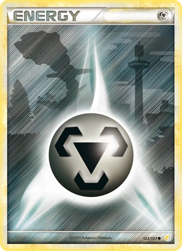 Carte Énergie Métal 122/123 – HeartGold & SoulSilver