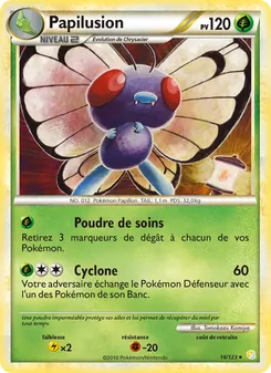 Carte Papilusion 16/123 – HeartGold SoulSilver