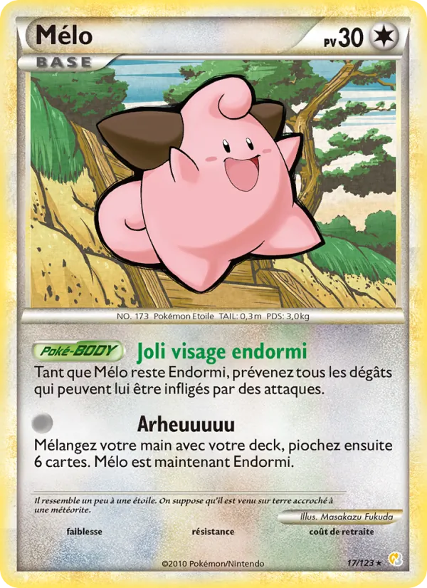Carte Mélo 17/123 – HeartGold & SoulSilver