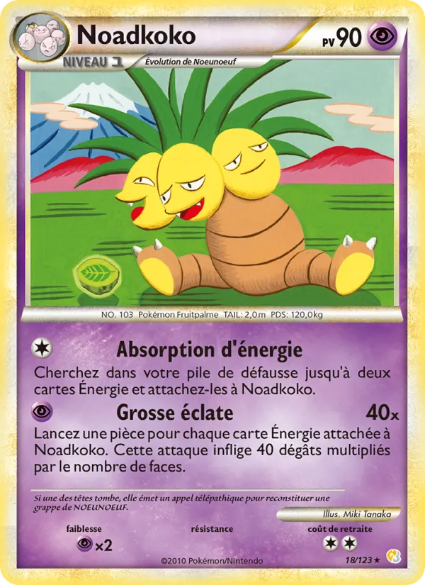 Carte Noadkoko 18/123 – HeartGold & SoulSilver