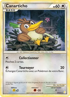 Carte Canarticho 19/123 – HeartGold SoulSilver