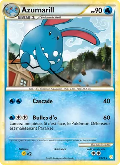 Carte Azumarill 2/123 – HeartGold SoulSilver