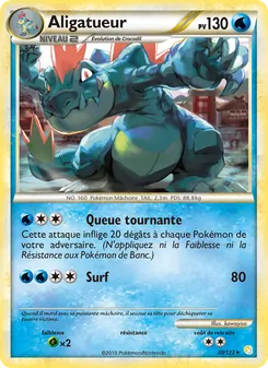 Carte Aligatueur 20/123 – HeartGold SoulSilver