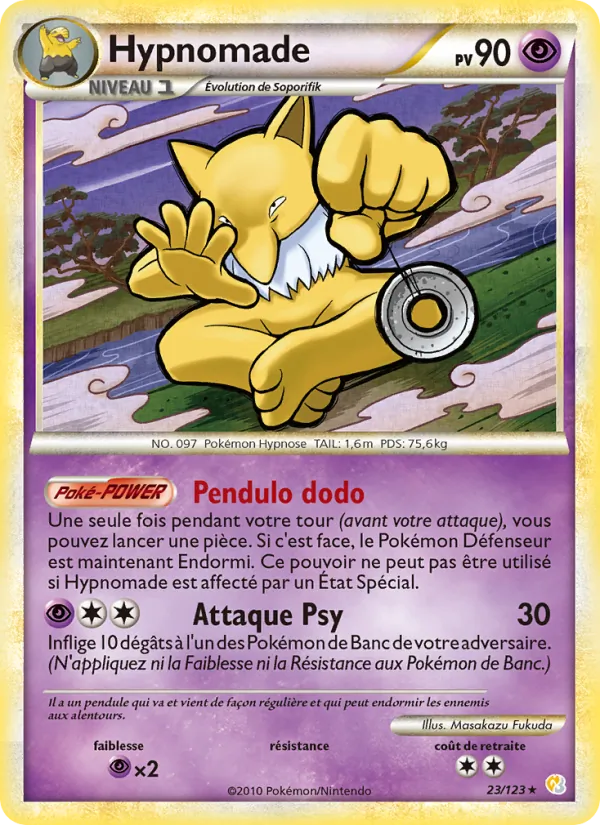 Carte Hypnomade 23/123 – HeartGold & SoulSilver