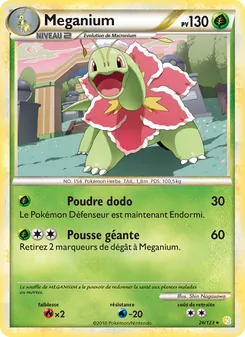 Carte Méganium 26/123 – HeartGold SoulSilver