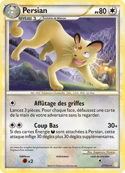 Carte Persian 27/123 – HeartGold SoulSilver