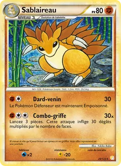 Carte Sablaireau 29/123 – HeartGold SoulSilver