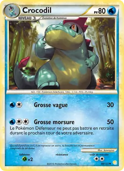 Carte Crocodil 38/123 – HeartGold SoulSilver