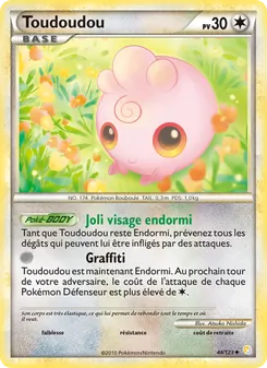Carte Toudoudou 44/123 – HeartGold & SoulSilver