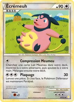 Carte Écrémeuh 47/123 – HeartGold SoulSilver